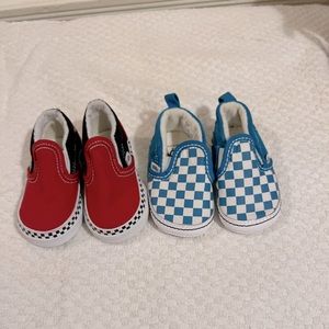 Infant One 3 Vans Blue/white Can get both shoes as a bundle